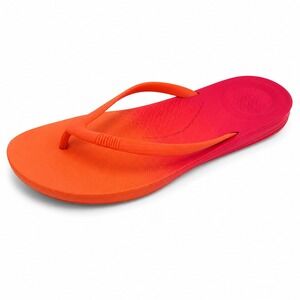 FitFlop Sz 9 iQUSHION Ergonomic Flip Flops Thong Beach Sandals Women Lightweight